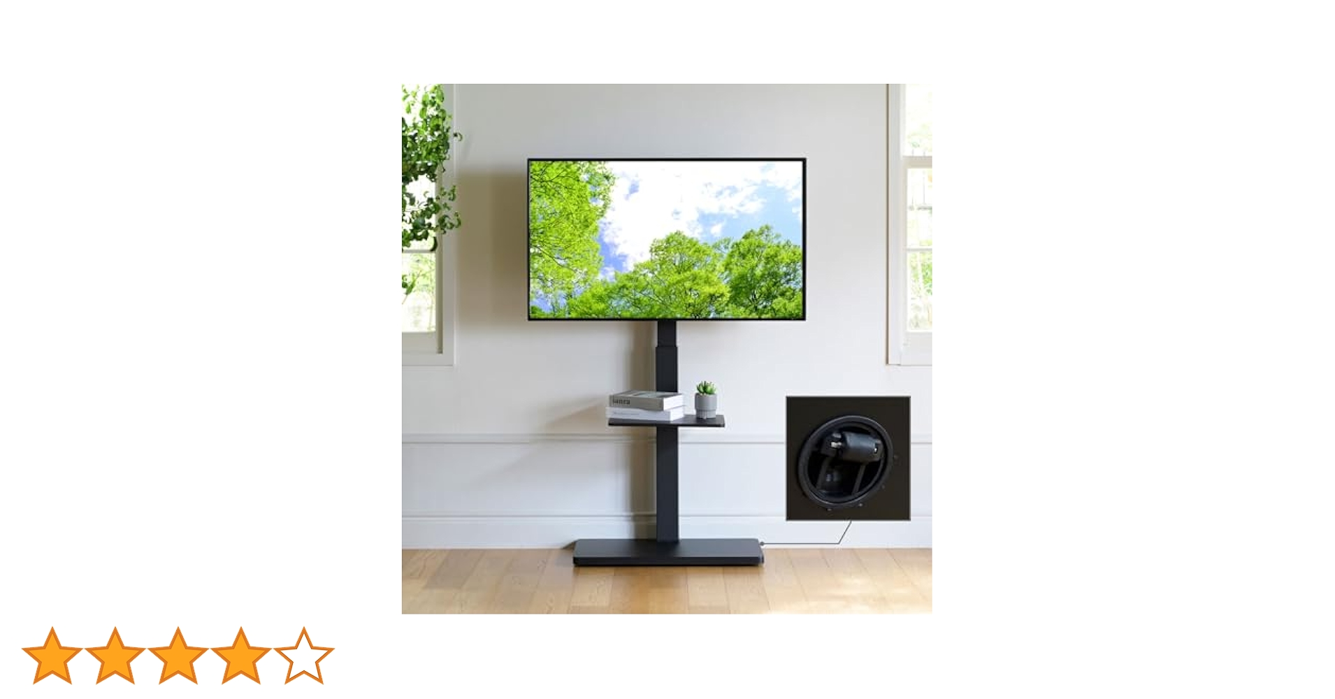 Amazon｜山善(YAMAZEN) テレビスタンド 壁寄せテレビスタンド 棚